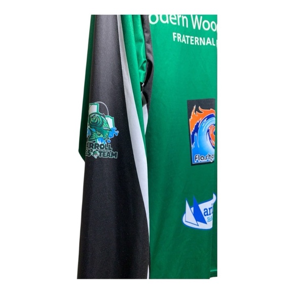 Atomic Industries Carrol Bass Team Pro Fishing Jersey (Sponsored) Sz Small - Picture 4 of 8